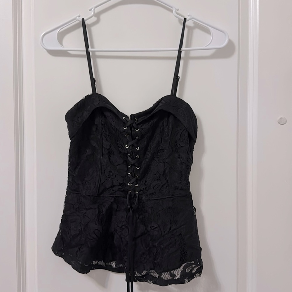 Express Lace Bustier Tank